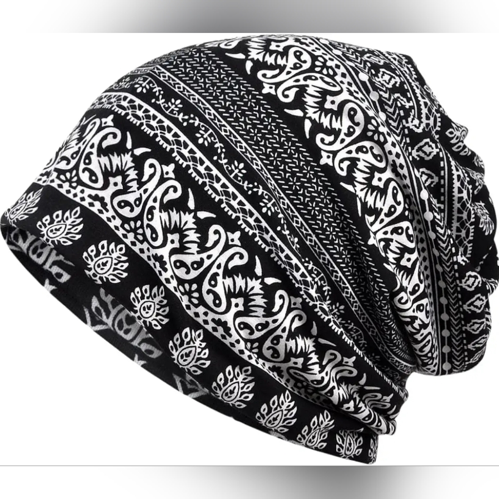 Paisley Skull Cap Beanie